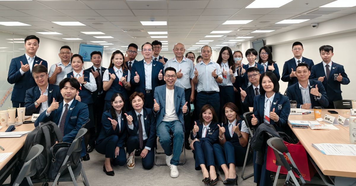 騰達保經種子講師研習營講師與學員團體合影